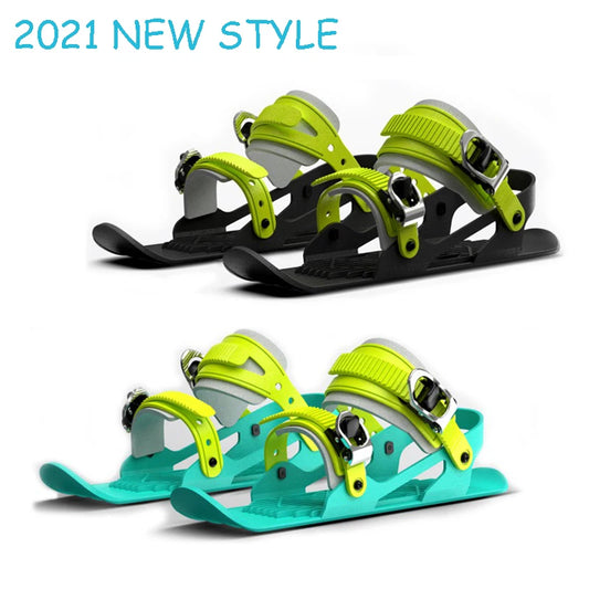 1 Pair of Universal Models Ski Skates Shoes Skiboard Snowboards Mini Snowblades Skates for Outdoor Sports Skiing