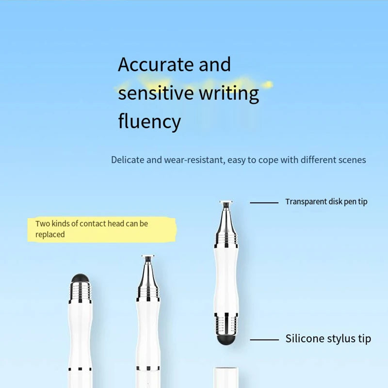 2PCS Universal Stylus Pen for Tablet Phone 2 in 1 Screen Touch Pen for IOS Android Apple Samsung Draw Write Pencil Rapid Respons
