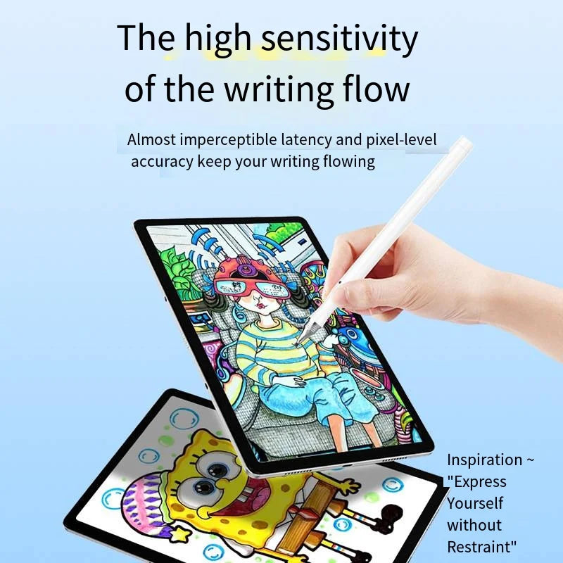 2PCS Universal Stylus Pen for Tablet Phone 2 in 1 Screen Touch Pen for IOS Android Apple Samsung Draw Write Pencil Rapid Respons