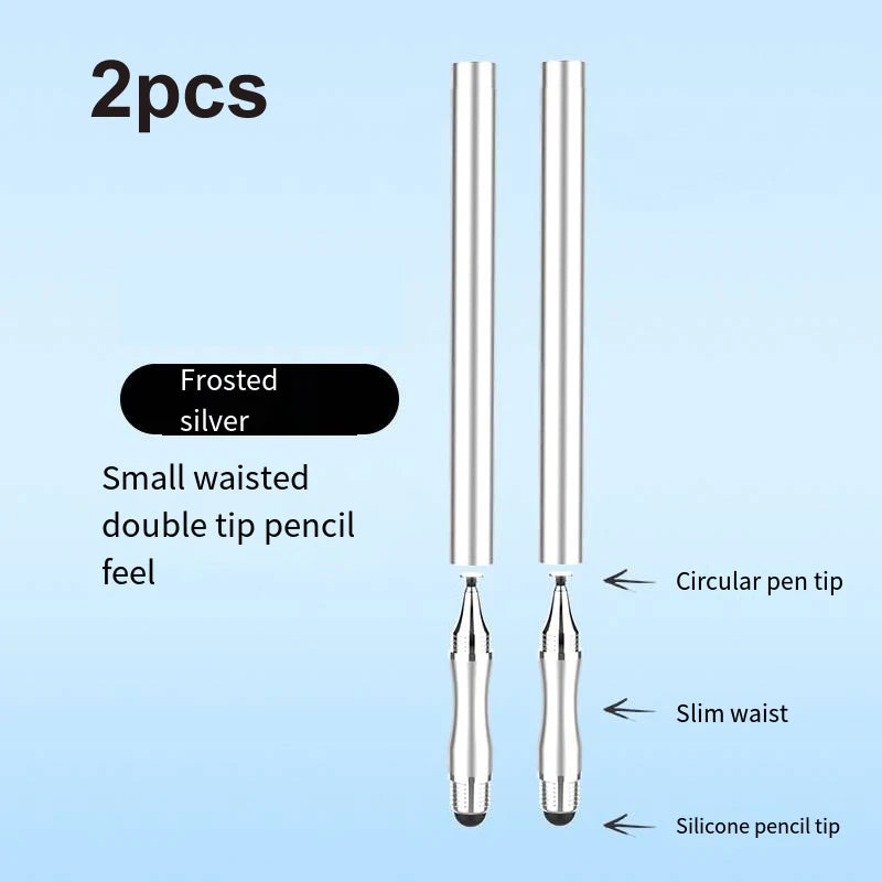 2PCS Universal Stylus Pen for Tablet Phone 2 in 1 Screen Touch Pen for IOS Android Apple Samsung Draw Write Pencil Rapid Respons
