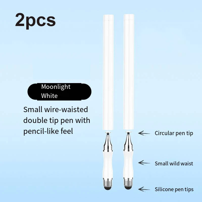 2PCS Universal Stylus Pen for Tablet Phone 2 in 1 Screen Touch Pen for IOS Android Apple Samsung Draw Write Pencil Rapid Respons