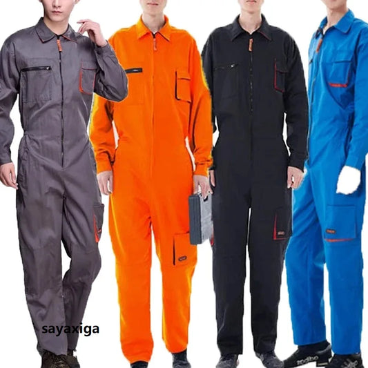 2024 Work Overall Uniform Men Women Working Coveralls Welding Suits Car Repair Workshop Mechanic Plus Size Clothes work overalls
